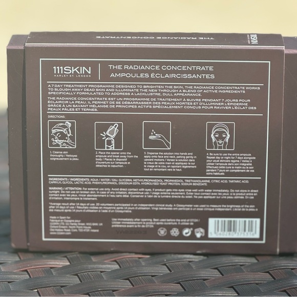 111Skin The Radiance Concentrate Ampoules New in box - Picture 2 of 3